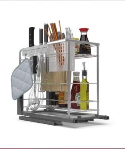 Bộ rổ dao thớt, chai lọ Sonata Hafele 549.20.015 Inox 304