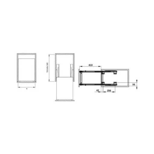 Bộ rổ gia vị Sonata Hafele 549.20.234 mạ chrome - Ảnh 2