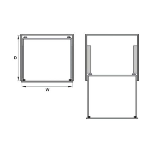 Bộ rổ xoong nồi Hafele Cappella 549.08.427 7 Bộ rổ xoong nồi Hafele Cappella 549.08.427