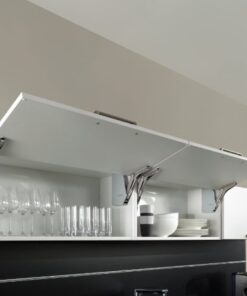 Bộ tay nâng Free Flap 1.7 Hafele 493.05.830 nắp xám