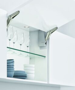 Bộ tay nâng Free Flap 1.7 Hafele 493.05.832 nắp xám