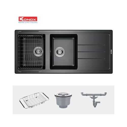 phụ kiện của Chậu rửa bát Konox Granite Sink Phoenix 1160 - Black