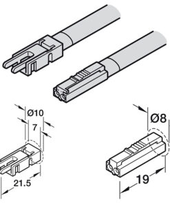 Kích thước của Dây dẫn adapter Hafele 833.72.742