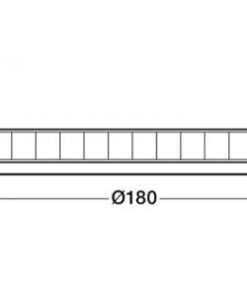 Kích thước của Đèn Led chiếu 3023 lắp nổi 24V Hafele 833.77.130