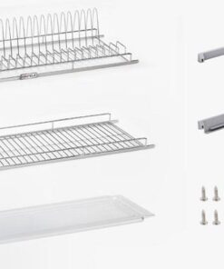Giá úp bát đĩa Hafele 544.06.027 inox 304 cho tủ rộng 900mm