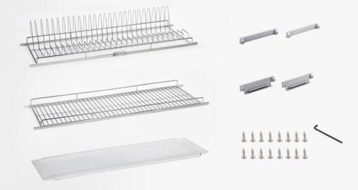 Giá úp bát đĩa Hafele 544.06.027 inox 304 cho tủ rộng 900mm