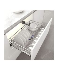 Giá xoong nồi, bát đĩa đa năng nan tròn Inox Kit Plus DM60S
