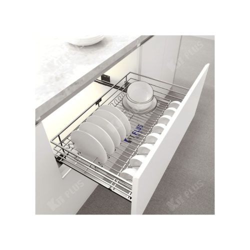 Giá xoong nồi, bát đĩa đa năng nan tròn Inox mờ Kit Plus DM80S 5 Giá xoong nồi, bát đĩa đa năng nan tròn Inox mờ Kit Plus DM80S