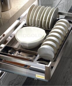 Giá xoong nồi bát đĩa tủ dưới Eurogold EU133.900