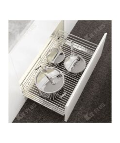Giá xoong nồi nan dẹt inox mờ Kit Plus BG VIP.90