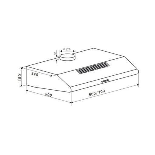 Máy hút mùi Eurosun EH-60CF19B - Hình ảnh 3