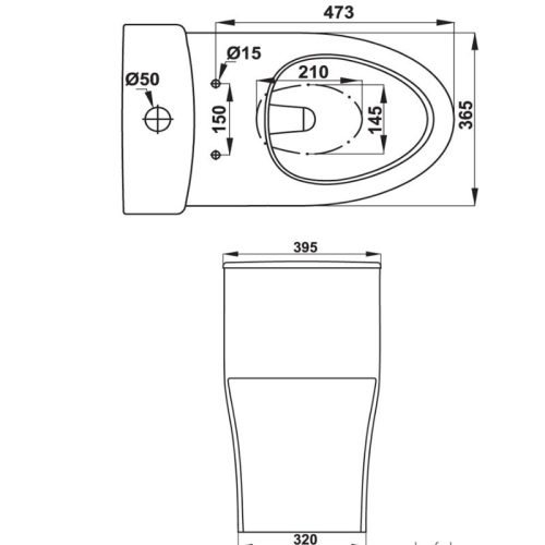 Lắp đặt bồn cầu 1 khối Sapporo Hafele 588.79.409