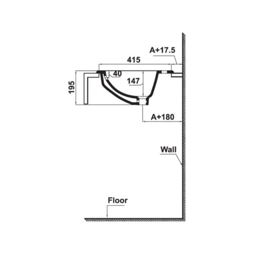 Lắp đặt chậu rửa vành nổi Sapporo 540 Hafele 588.79.012