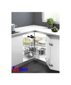 Mâm xoay Inox mờ cao cấp mở 3/4 - 270 Kit Plus DK.270