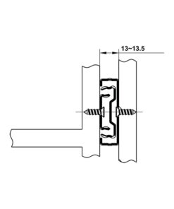 Ray bi giảm chấn 300mm Hafele 494.02.061