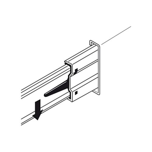 Ray bi giảm chấn dài 400mm Hafele 494.02.063