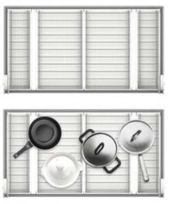 Rổ bát đĩa cho ngăn kéo dưới Hafele 545.14.939, 900mm