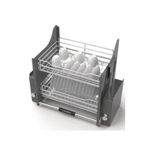 Rổ bát đĩa di động Cucina Lento 504.76.138 900mm Inox 304/ Xám