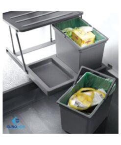 Thùng đựng rác 2 khoang Euronox EU.DV2