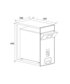 Thiết kế của Thùng gạo Hafele 549.32.990