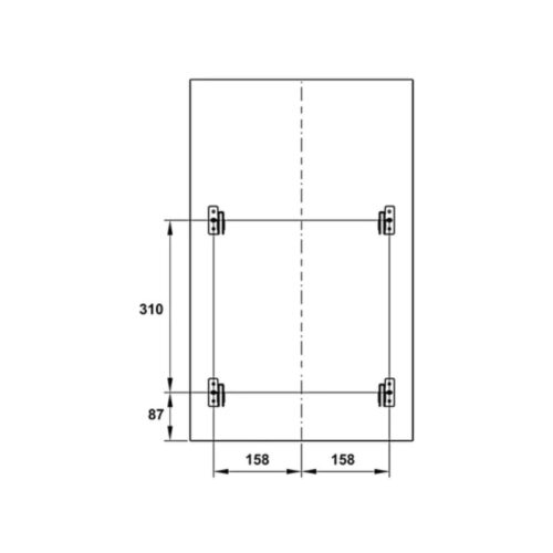 Thùng rác gắn cánh Hafele Viola 503.48.505