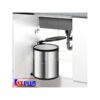 Thùng rác Inox tròn gắn cánh Kit Plus DF.08L