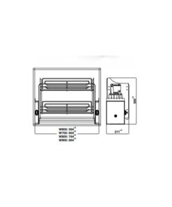 Bộ rổ nâng hạ Hafele Oria 504.76.704 600mm