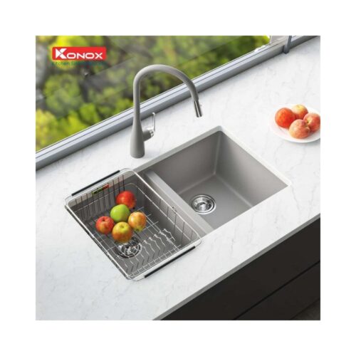 Chậu rửa bát Granite Veloci 760D Grey