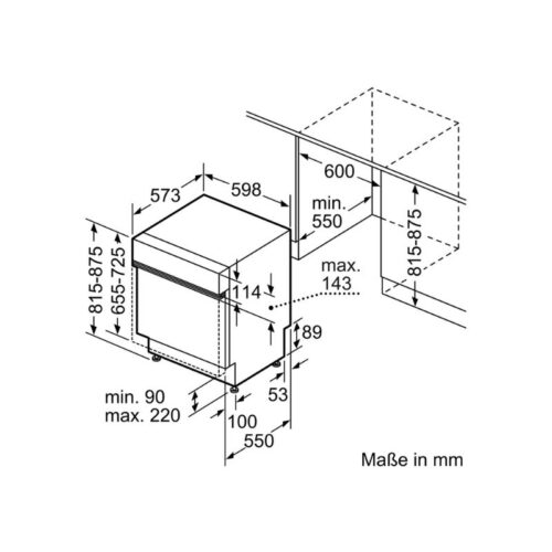 Máy rửa bát Bosch SMI6ECS57E 14 bộ