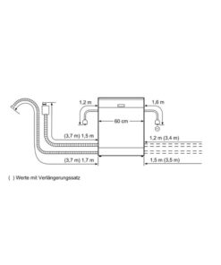 Kích thước của Máy rửa bát BOSCH SMV69N20EU