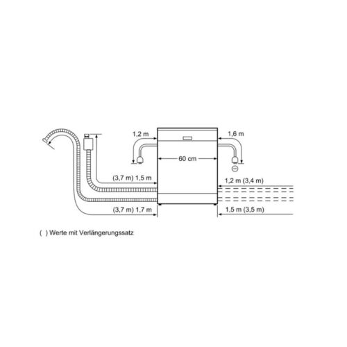 Kích thước của Máy rửa bát BOSCH SMV69N20EU