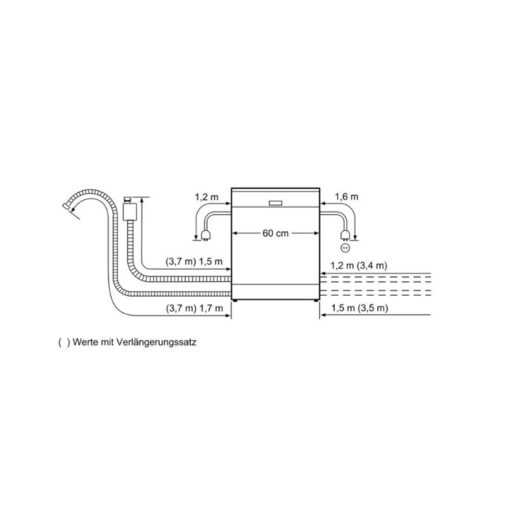 Kích thước của Máy rửa bát BOSCH SMV69N20EU