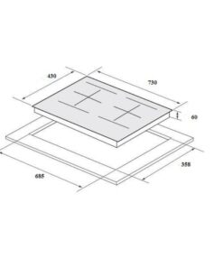 kích thước của bếp từ Eurosun EU-T798Pro