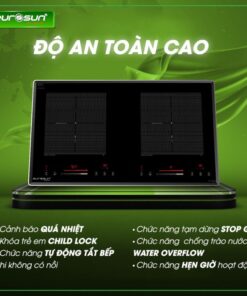 tính năng an toàn của của bếp từ Eurosun EU-T798Pro