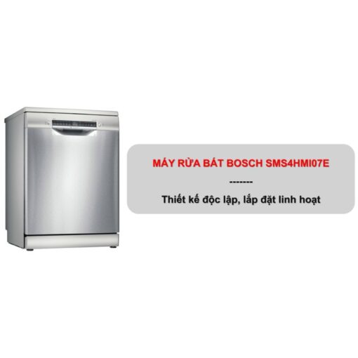 Máy rửa bát độc lập Bosch SMS4HMI07E serie 4 - Ảnh 4