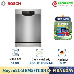 Máy rửa bát độc lập Bosch SMS8TCI01E serie 8