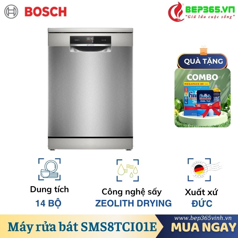 Máy rửa bát độc lập Bosch SMS8TCI01E serie 8 3 Máy rửa bát độc lập Bosch SMS8TCI01E serie 8