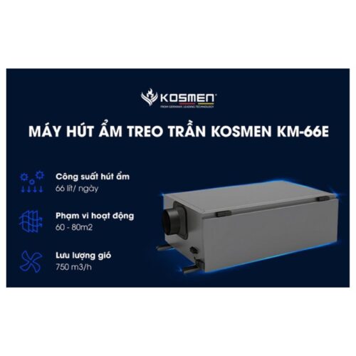 Hình ảnh máy hút ẩm treo trần KOSMEN KM-66E