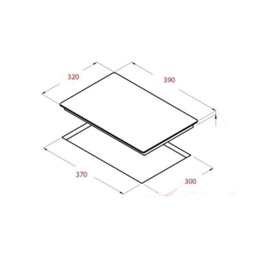 Kích thước bếp hồng ngoại Canzy CZ-1088IH