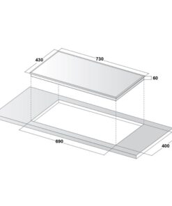 Kích thước bếp từ Canzy CZ-288
