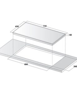 Kích thước bếp từ Canzy CZ-29HN