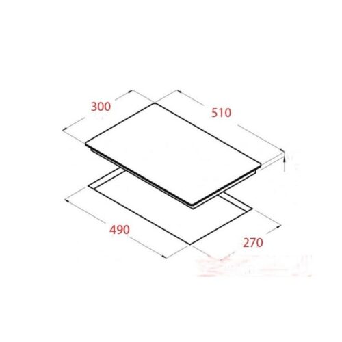 Kích thước bếp từ Canzy CZ-817