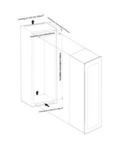 Thiết kế tủ bảo quản rượu âm tủ Malloca MWC-95BI
