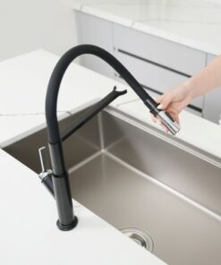 Thân vòi rửa bát thân mềm Tema Black
