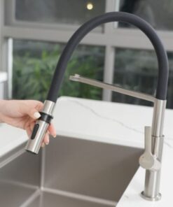 Thân vòi rửa bát nóng lạnh Konox Tema Nickel