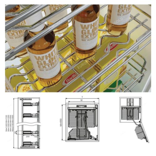 Kích thước tủ đồ khô Eurogold EPV1445