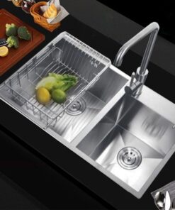 Ảnh chậu rửa bát inox 2 hố Binova CBI-7843