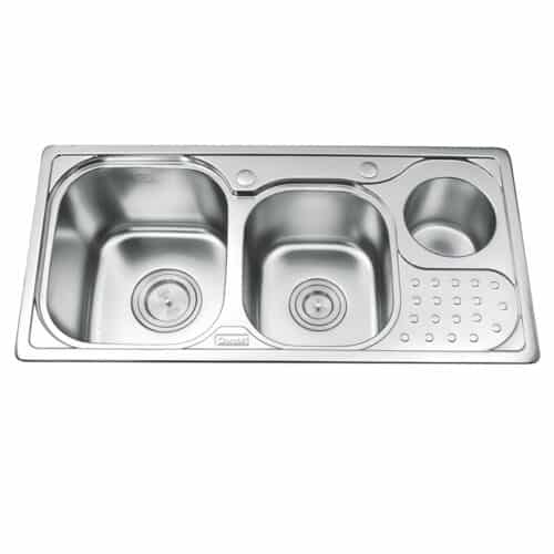 Chậu rửa bát inox 2 hố Gorlde GD-5203