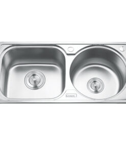 Chậu rửa bát inox 2 hố Gorlde GD-5312