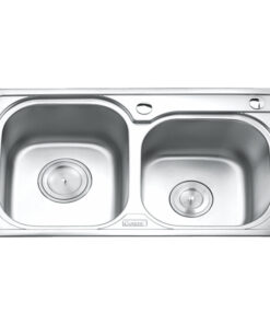 Chậu rửa bát inox 2 hố Gorlde GD-5402